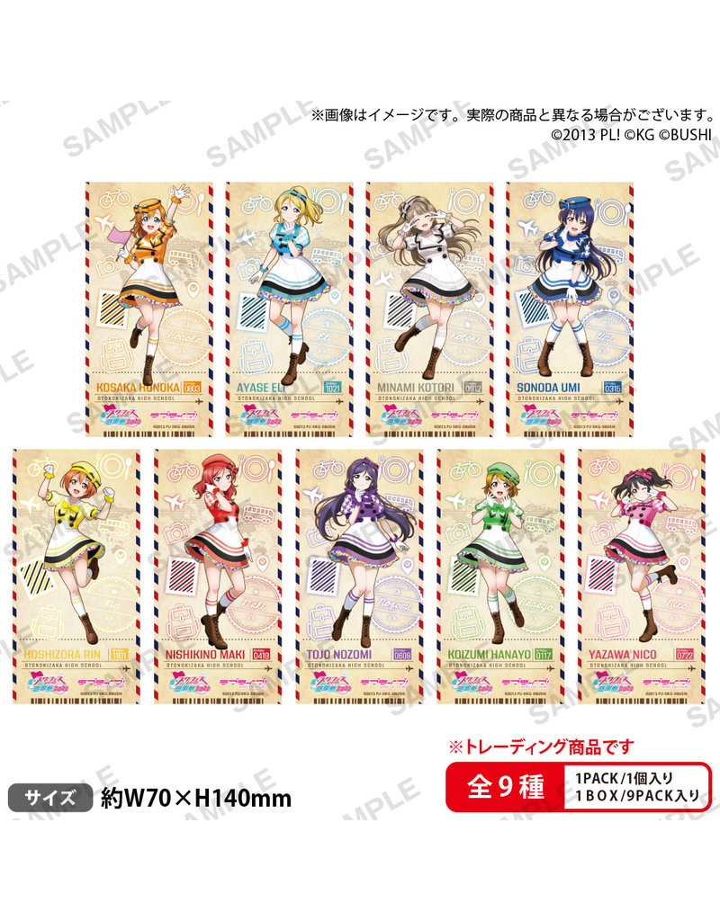 Bushiroad Love Live! SIF 2022 Ticket Style Trading Sticker µ's
