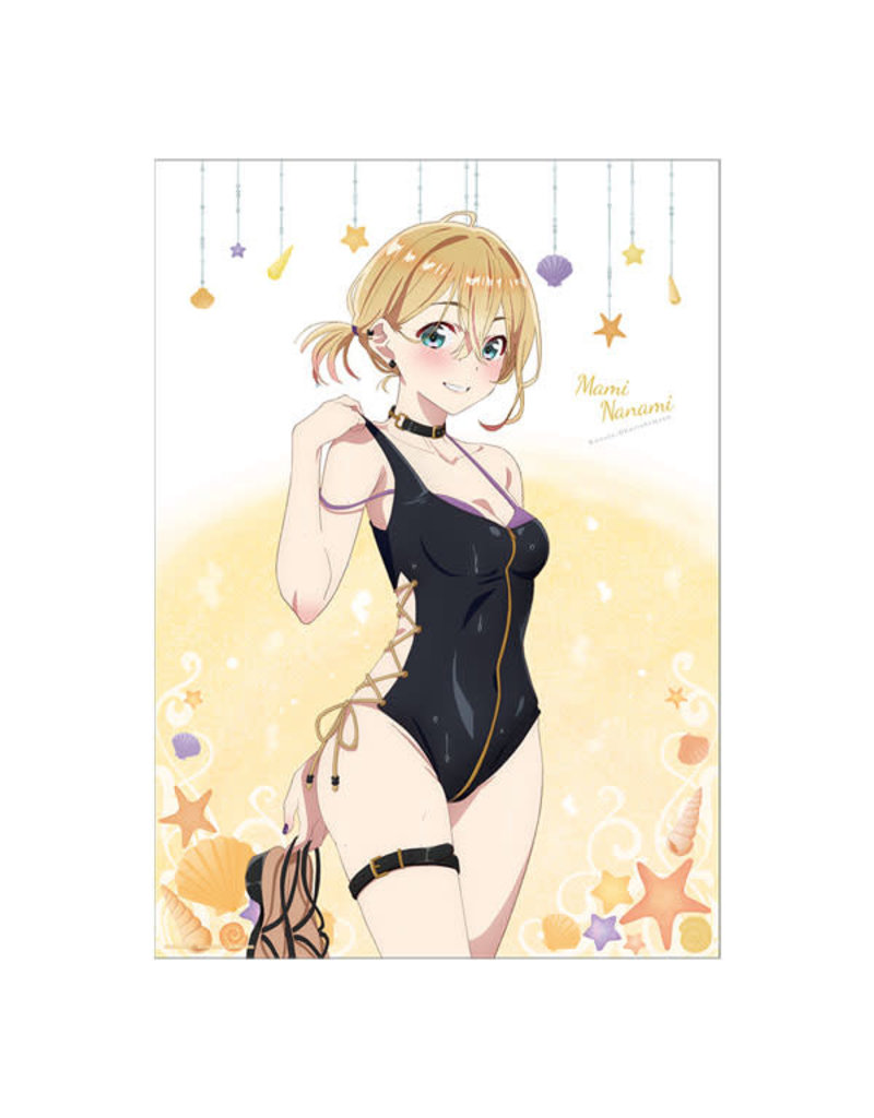 Kadokawa Rent-A-Girlfriend Swimsuit and Girlfriend A3 Clear Poster