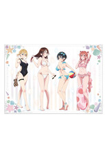 Kadokawa Rent-A-Girlfriend Swimsuit and Girlfriend A3 Clear Poster