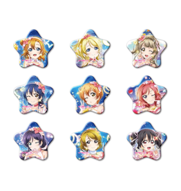 Bandai Namco Love Live! Star-shaped Can Badge μ's