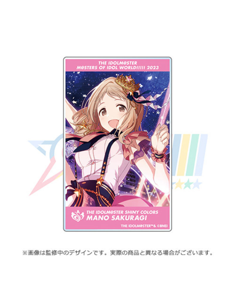 Bandai Namco Idolm@ster MOIW!!!!! 2023 Shiny Colors Clear Card Set A