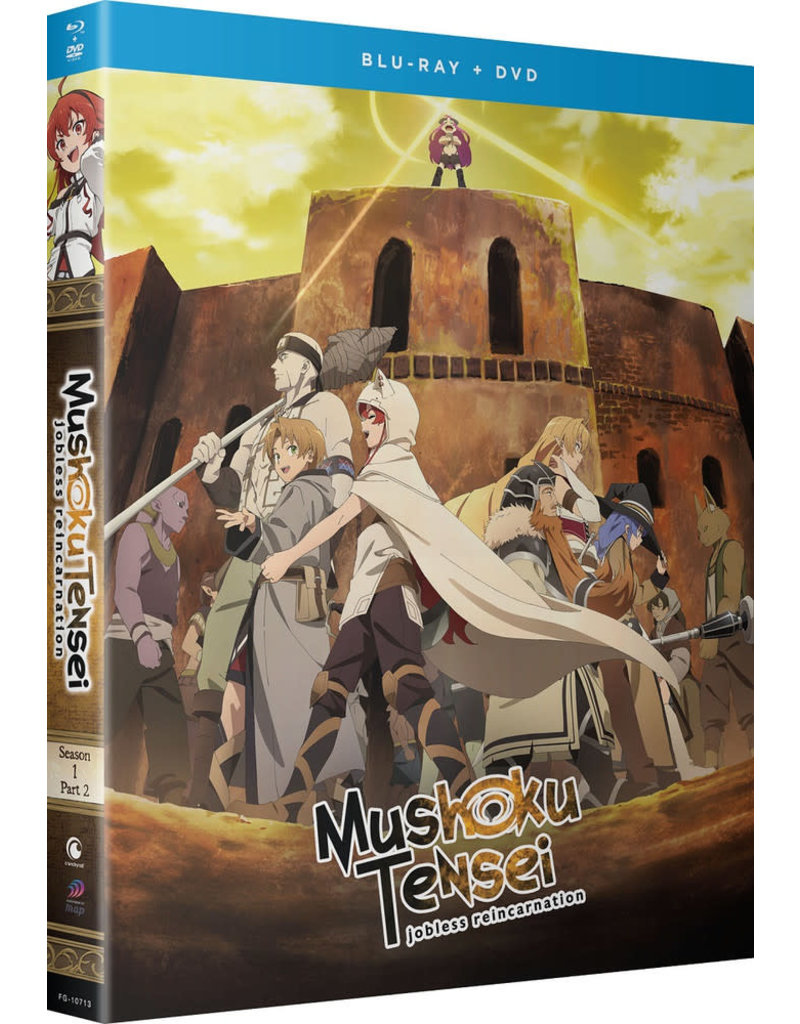 Funimation Entertainment Mushoku Tensei Jobless Reincarnation Season 1 Part 2 Blu-ray/DVD