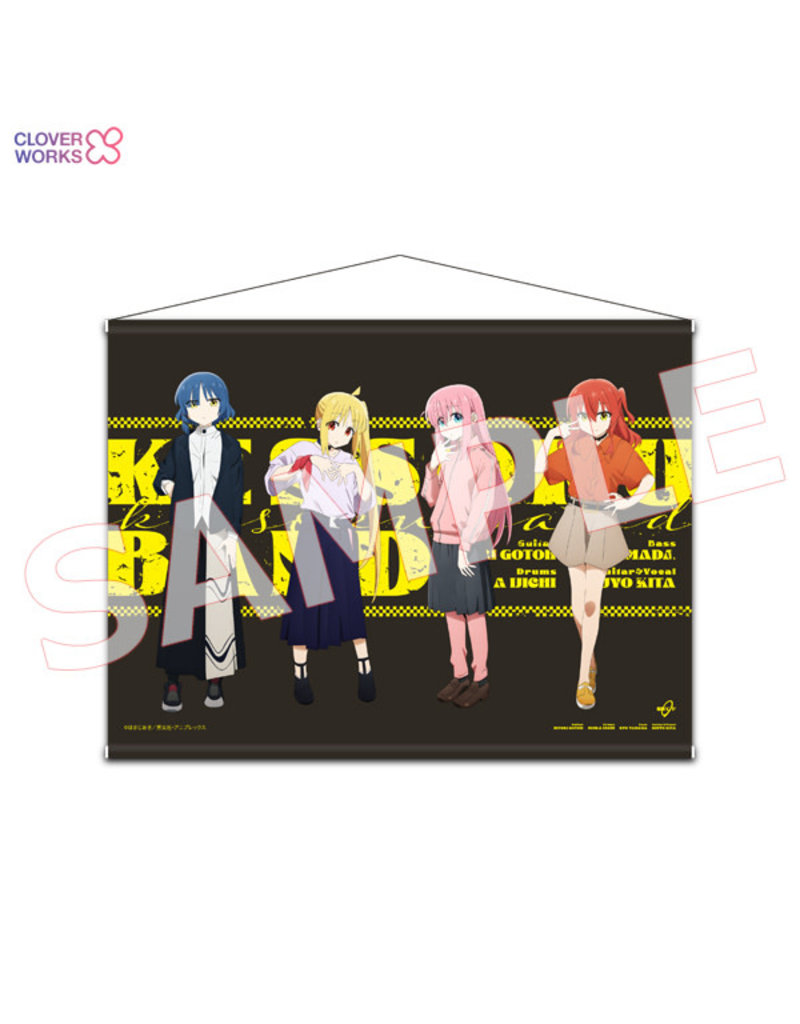 Bocchi the Rock Group B2 Wallscroll Cloverworks