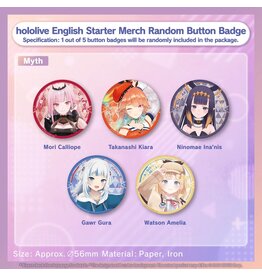 Cover Corp Hololive English Starter Merch Can Badge