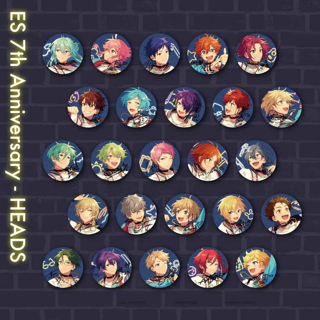 Gracolle CANBA!! Ensemble Stars 7th Anniversary [HEADS] Can Badge