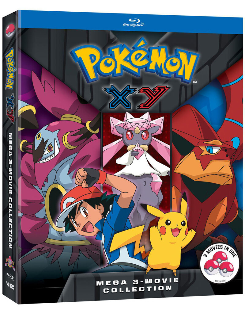 Viz Media Pokemon XY Mega 3-Movie Collection Blu-ray