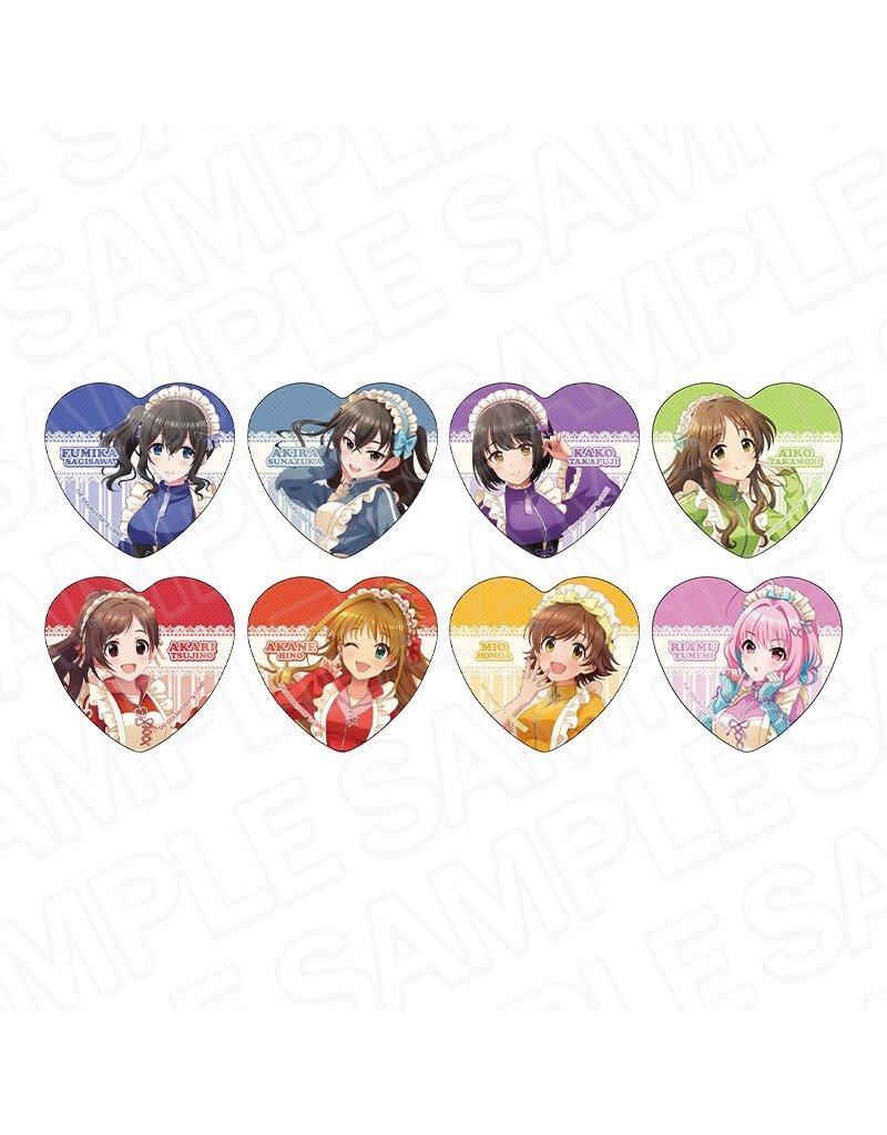 Idolm@ster Cinderella Girls Aqua City Heart Can Badge