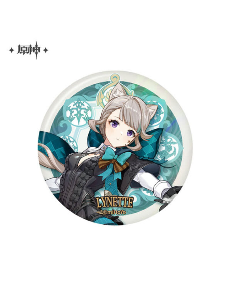 Genshin Impact Court of Fontaine Series Chara Can Badge