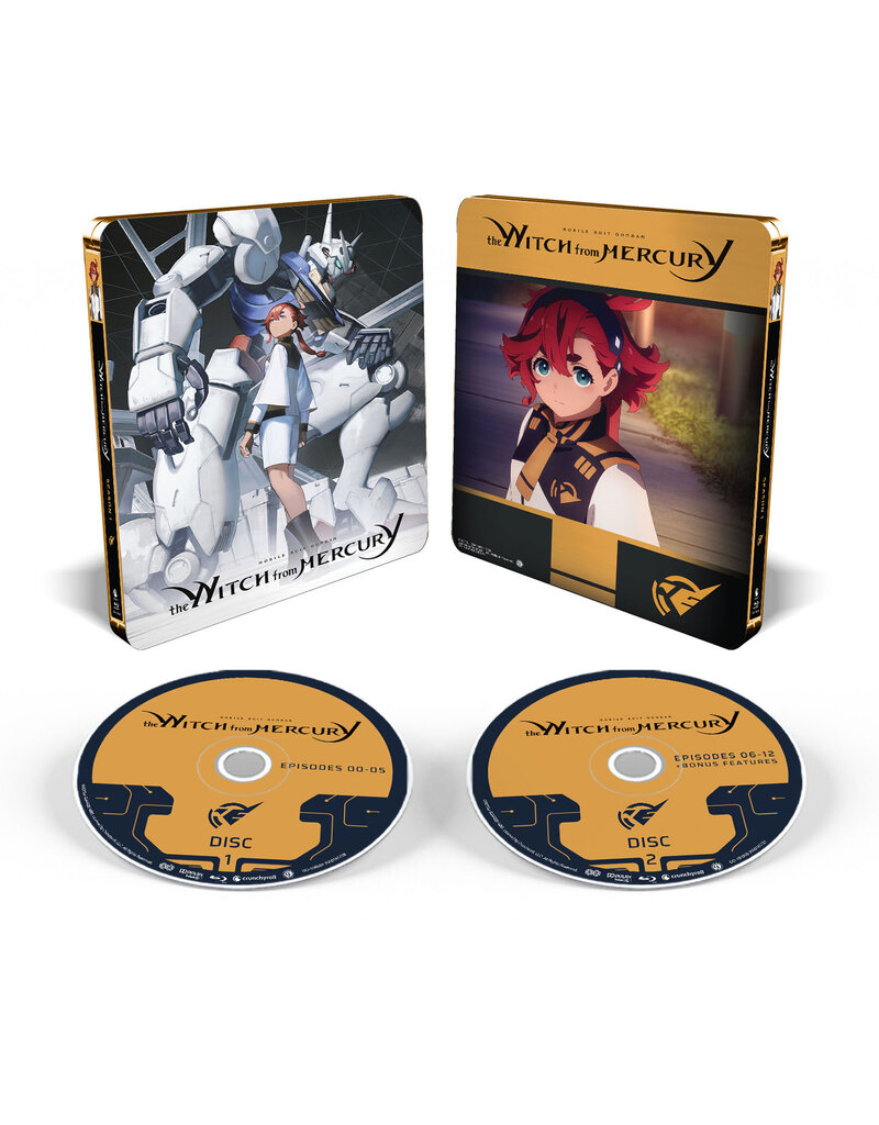 Crunchyroll Ent Mobile Suit Gundam the Witch from Mercury Season 1 Blu-ray Steelbook