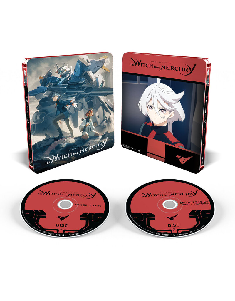 Crunchyroll Ent Mobile Suit Gundam the Witch from Mercury Season 2 Blu-ray Steelbook