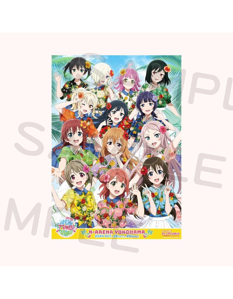 Love Live! Nijigasaki HS Idol Club 7th Live! New Tokimeki Land B2 Poster
