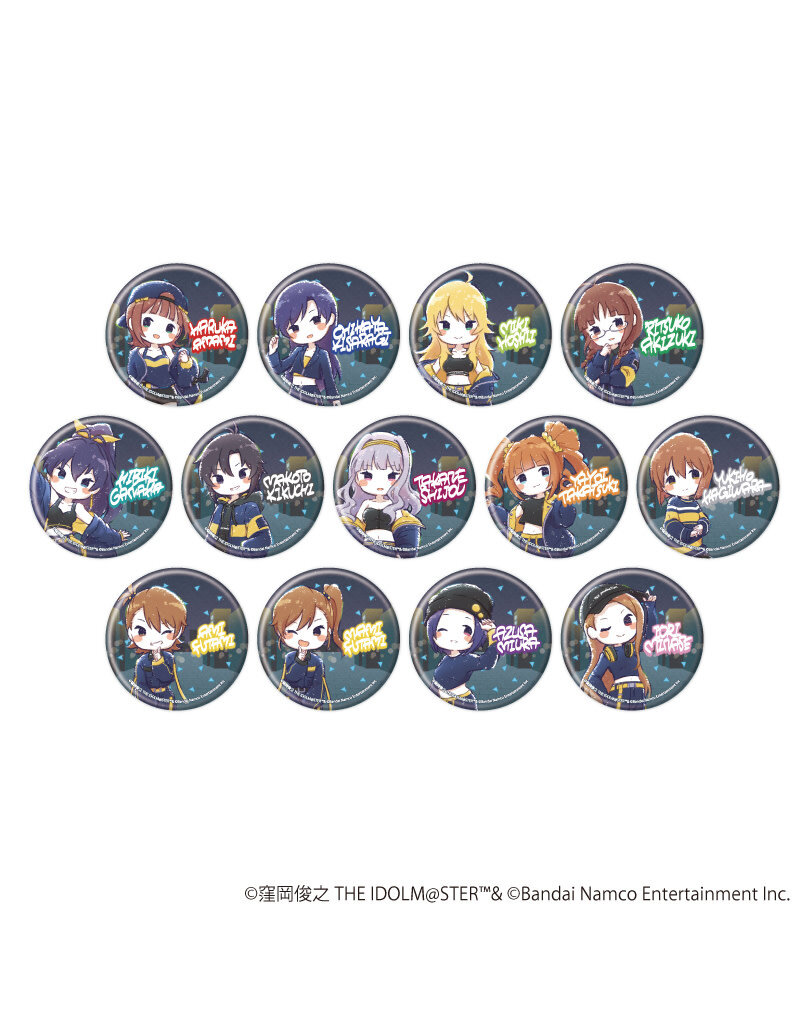 Idolm@ster AS Street Fashion Theme Tsutaya Collab Can Badge