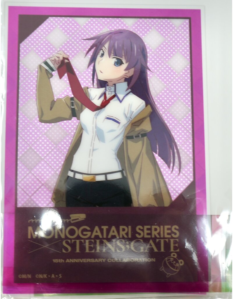 Monogatari Series x Steins;Gate Animax+ Collab Clear Card (Monogatari)