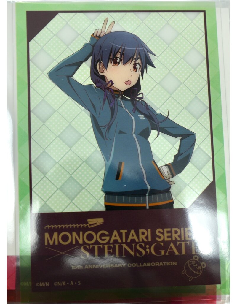 Monogatari Series x Steins;Gate Animax+ Collab Clear Card (Monogatari)