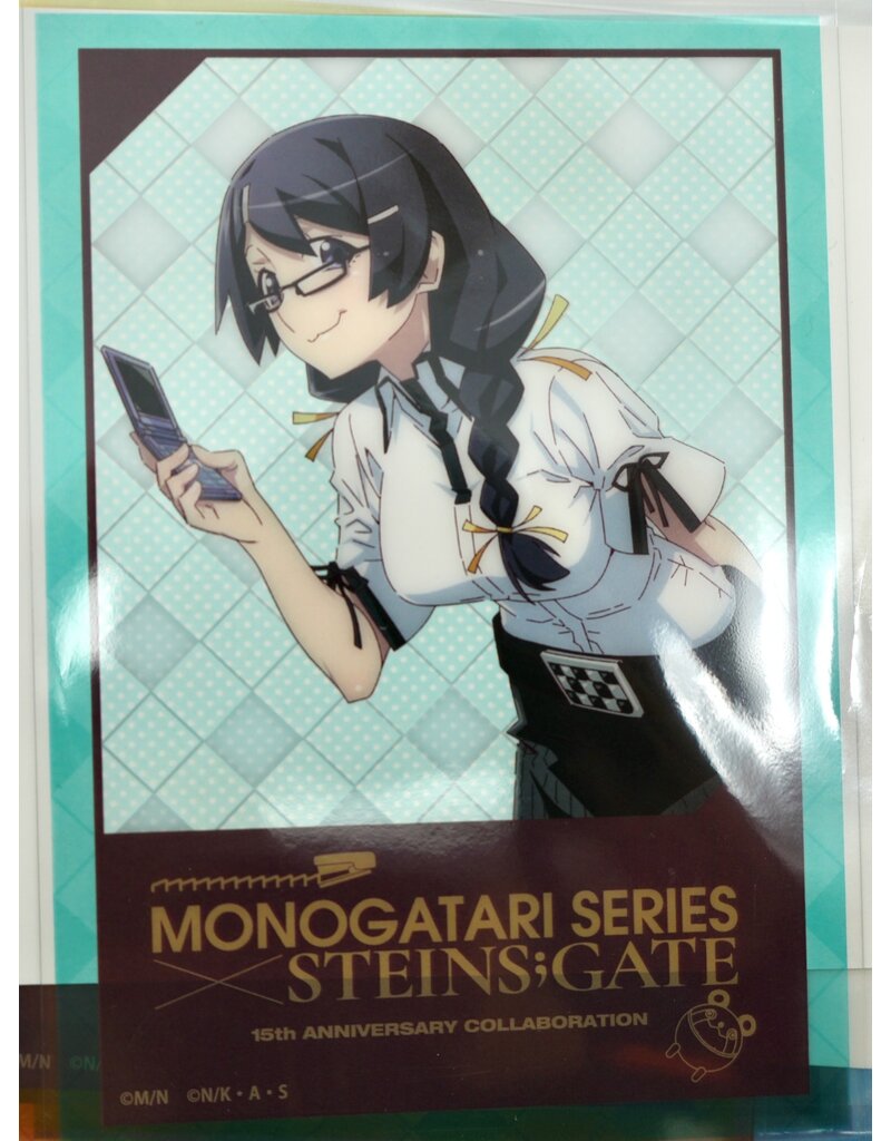 Monogatari Series x Steins;Gate Animax+ Collab Clear Card (Monogatari)