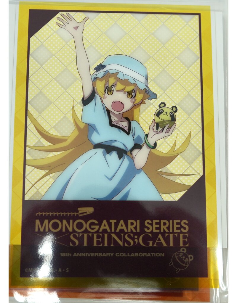 Monogatari Series x Steins;Gate Animax+ Collab Clear Card (Monogatari)