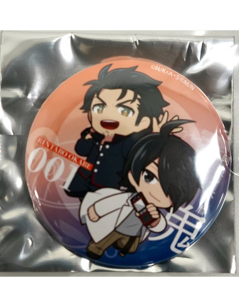 Monogatari Series x Steins;Gate Animax+ Collab Can Badge