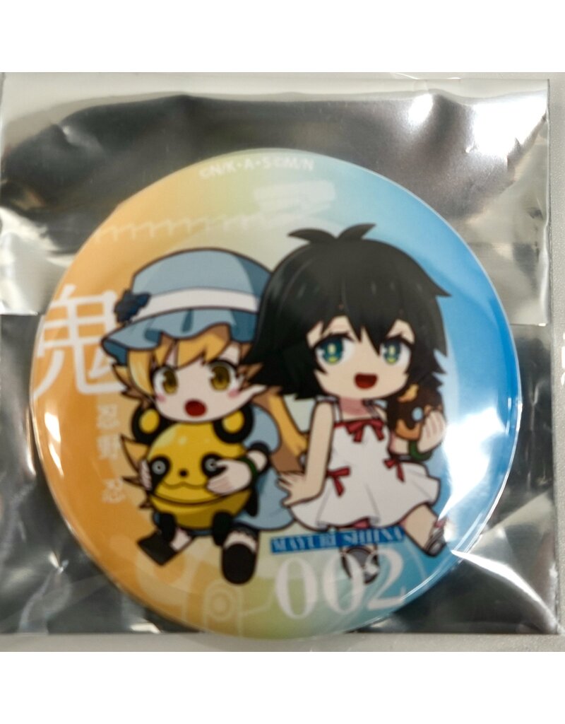 Monogatari Series x Steins;Gate Animax+ Collab Can Badge