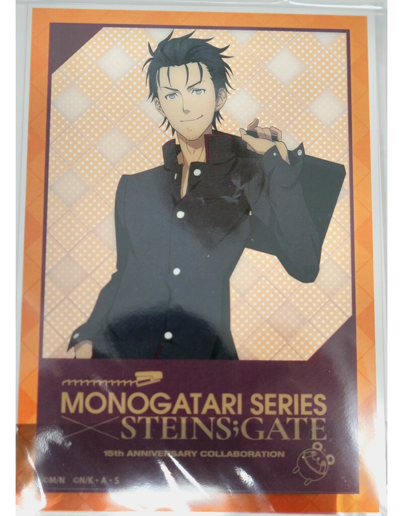 Monogatari Series x Steins;Gate Animax+ Collab Clear Card (Steins;Gate)