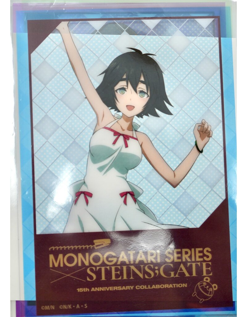 Monogatari Series x Steins;Gate Animax+ Collab Clear Card (Steins;Gate)