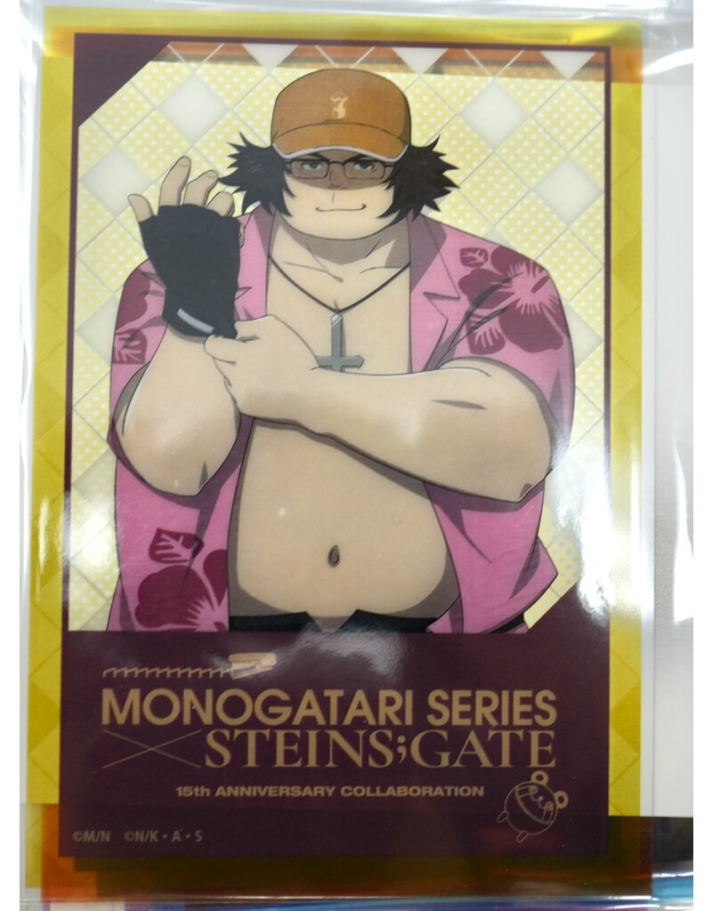 Monogatari Series x Steins;Gate Animax+ Collab Clear Card (Steins;Gate)