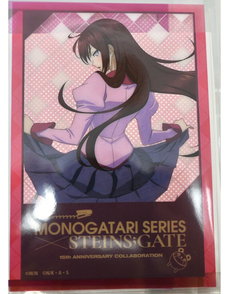 Monogatari Series x Steins;Gate Animax+ Collab Clear Card (Steins;Gate)