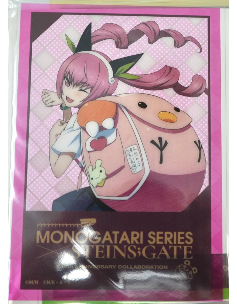 Monogatari Series x Steins;Gate Animax+ Collab Clear Card (Steins;Gate)