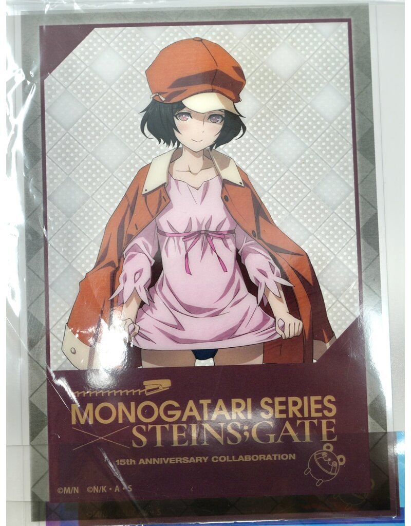 Monogatari Series x Steins;Gate Animax+ Collab Clear Card (Steins;Gate)