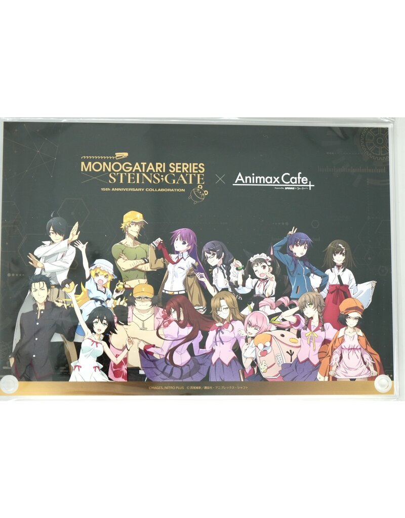 Monogatari Series x Steins;Gate Animax+ Collab Acrylic Panel