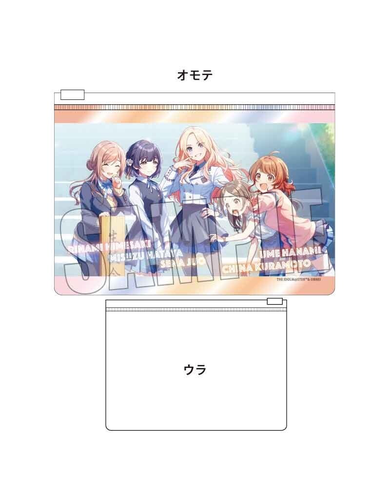 Gakuen Idolm@ster Flat Pouch Tsutaya