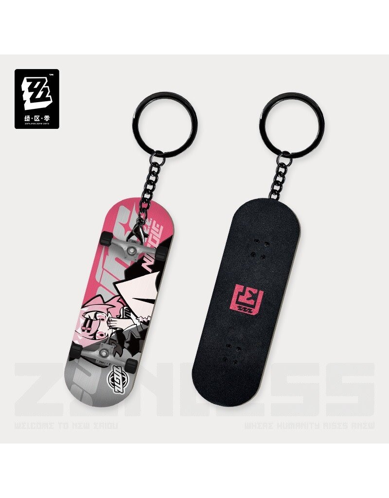 Zenless Zone Zero Cunning Hares/Gentle House Fingerboard Keyring