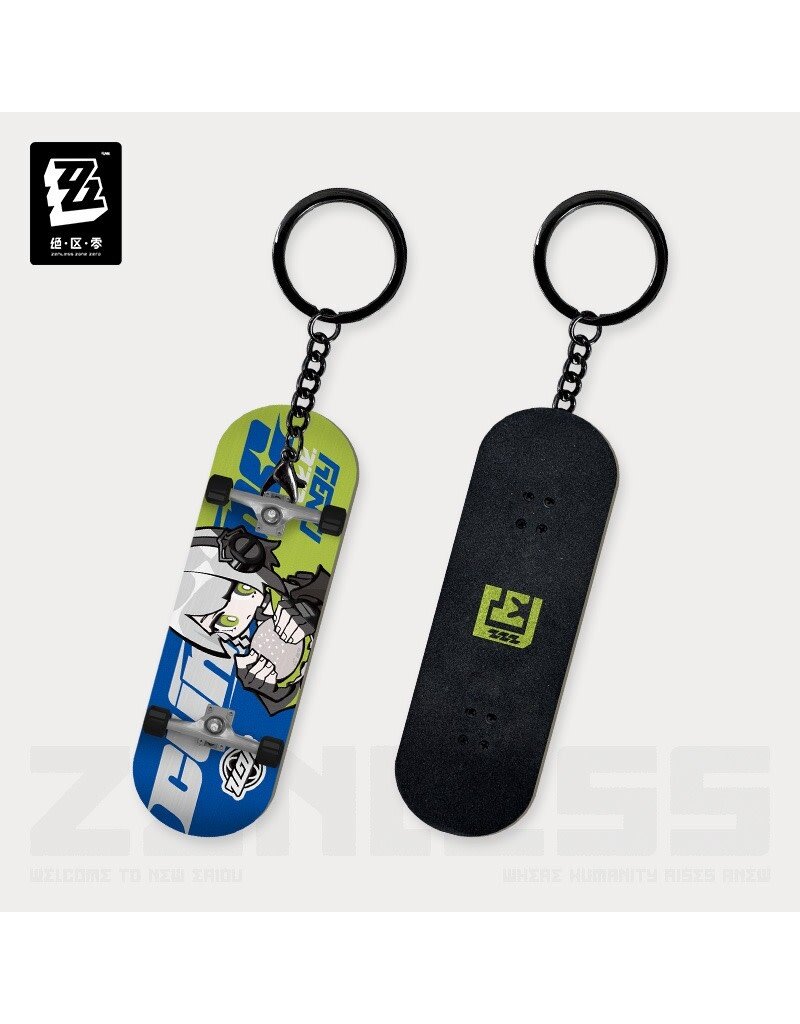 Zenless Zone Zero Cunning Hares/Gentle House Fingerboard Keyring