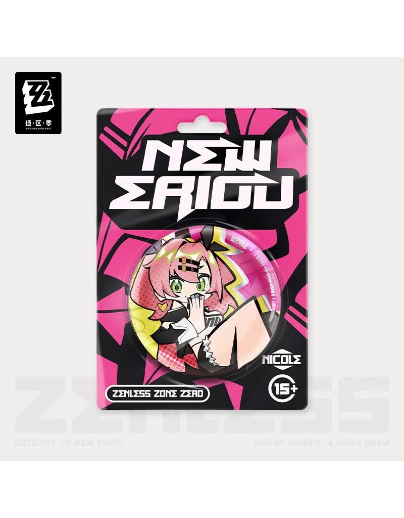 Zenless Zone Zero Cunning Hares/Gentle House New Eridu Can Badge
