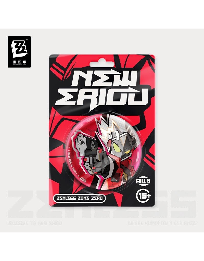 Zenless Zone Zero Cunning Hares/Gentle House New Eridu Can Badge