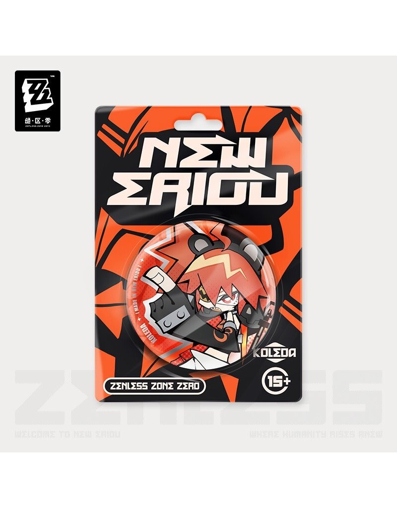 Zenless Zone Zero Belobog Heavy Industries New Eridu Can Badge