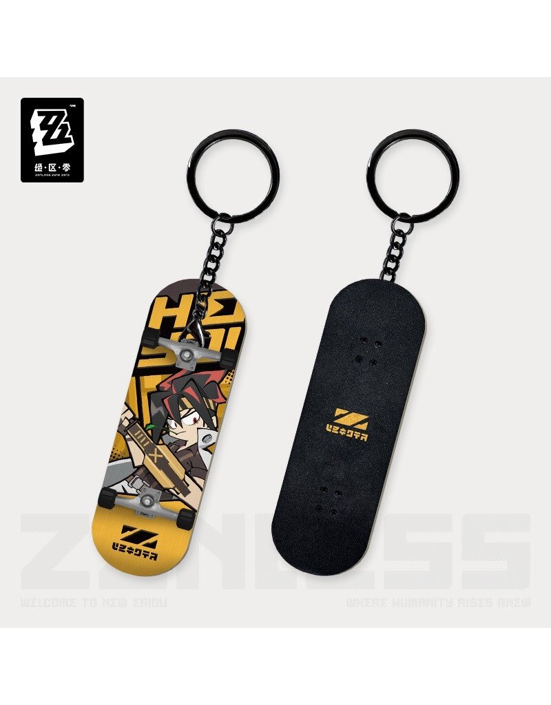 Zenless Zone Zero Belobog Heavy Industries Fingerboard Keyring