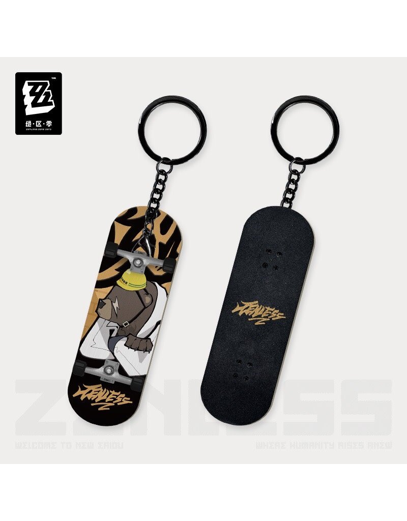 Zenless Zone Zero Belobog Heavy Industries Fingerboard Keyring