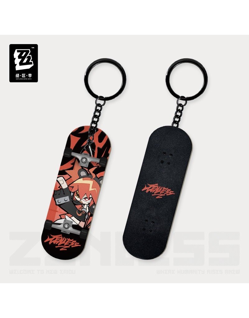 Zenless Zone Zero Belobog Heavy Industries Fingerboard Keyring