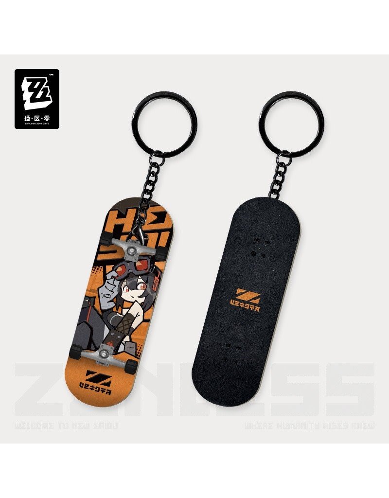 Zenless Zone Zero Belobog Heavy Industries Fingerboard Keyring