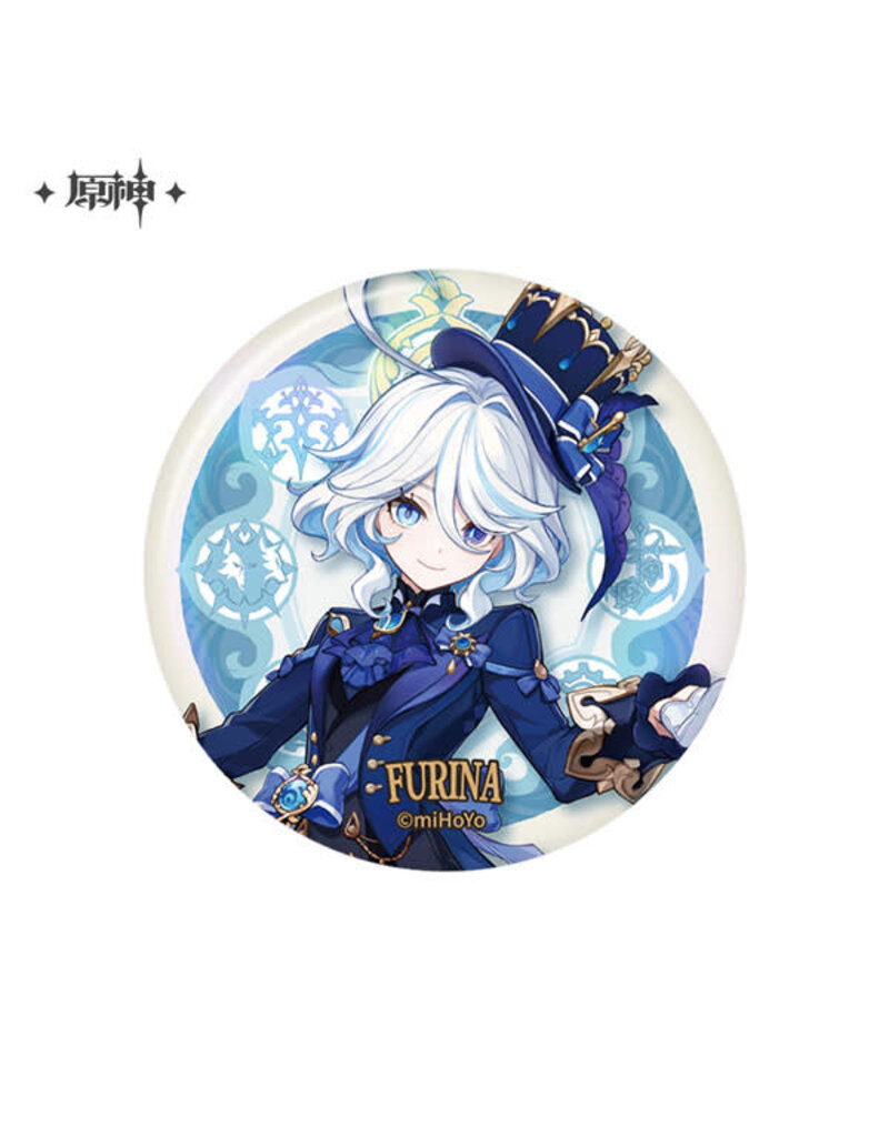 Genshin Impact Court of Fontaine Series Chara Can Badge