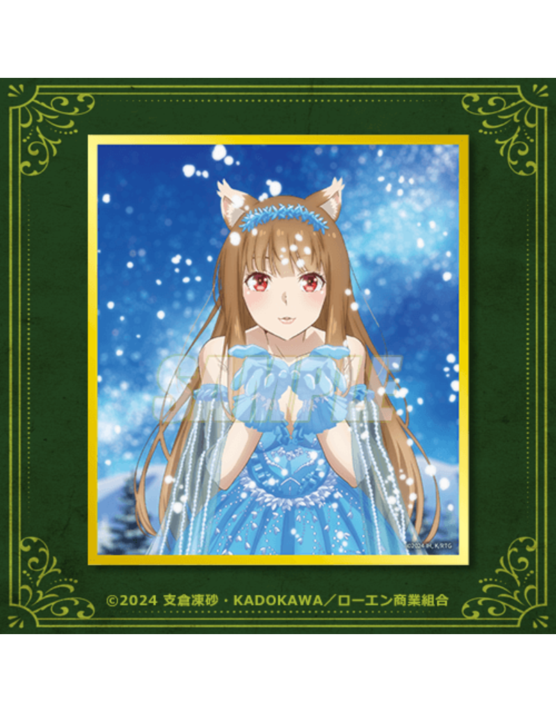 Kadokawa Spice and Wolf Ichibankuji Shikishi