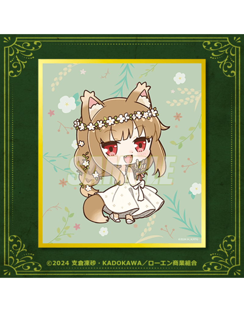 Kadokawa Spice and Wolf Ichibankuji Shikishi