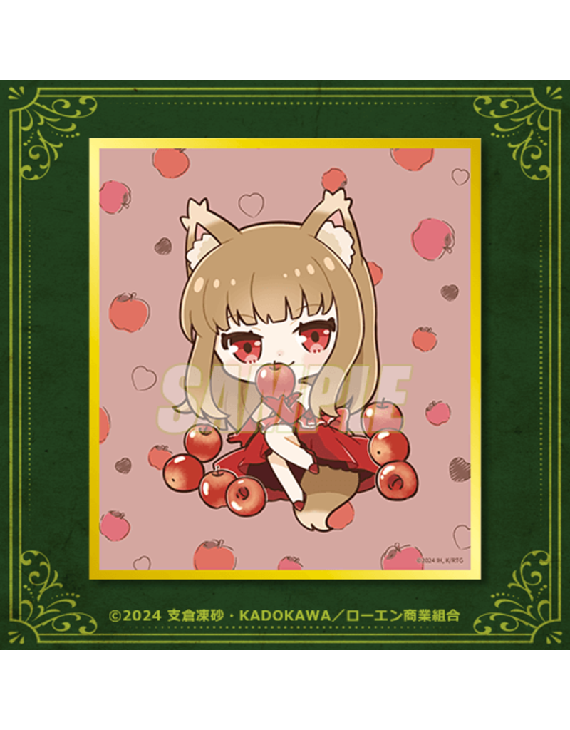 Kadokawa Spice and Wolf Ichibankuji Shikishi
