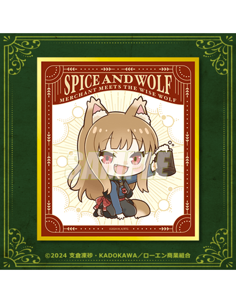 Kadokawa Spice and Wolf Ichibankuji Shikishi