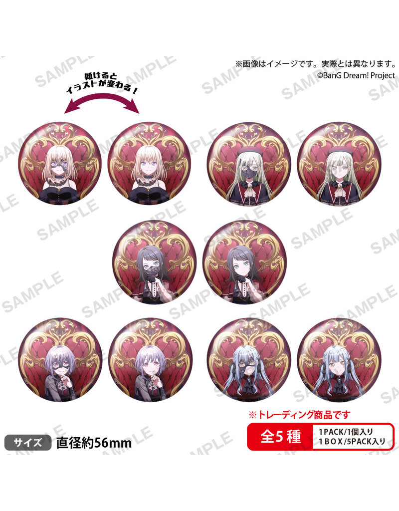 Bushiroad Ave Mujica BanG Dream! Trading Lenticular Can Badge Throne Ver.