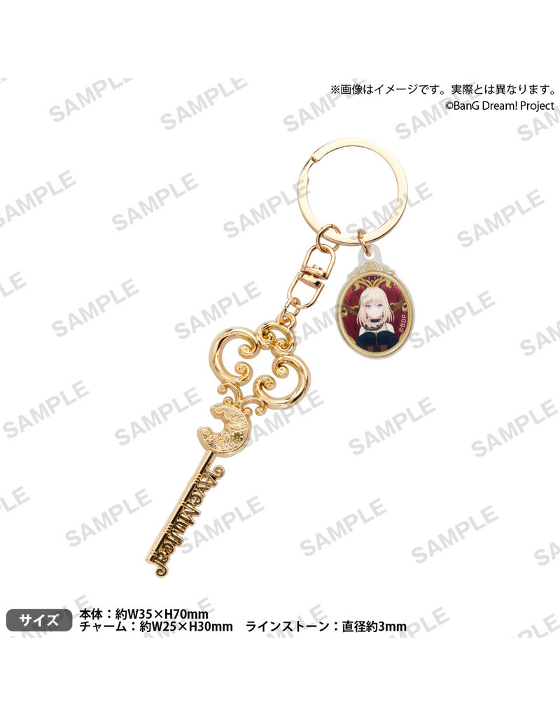 Bushiroad Ave Mujica Bang Dream! Antique Keychain w/ Charm Unmasked