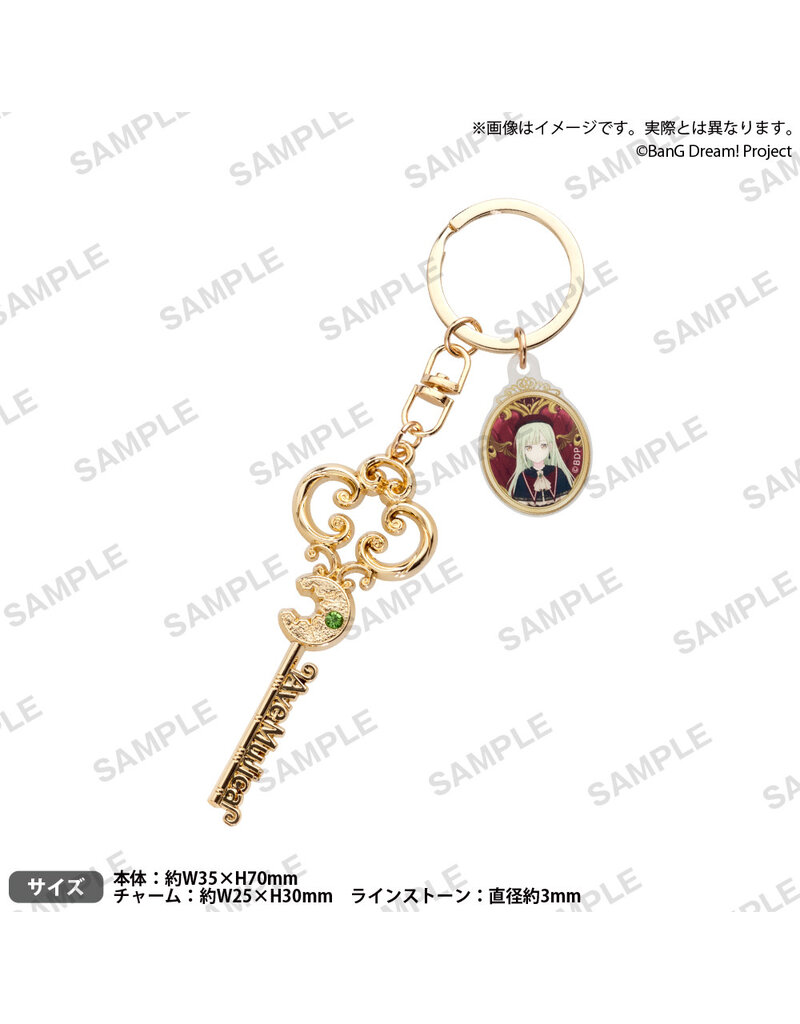 Bushiroad Ave Mujica Bang Dream! Antique Keychain w/ Charm Unmasked