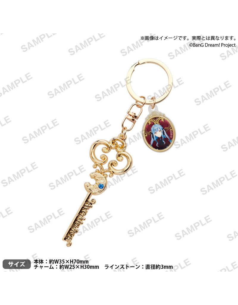 Bushiroad Ave Mujica Bang Dream! Antique Keychain w/ Charm Unmasked