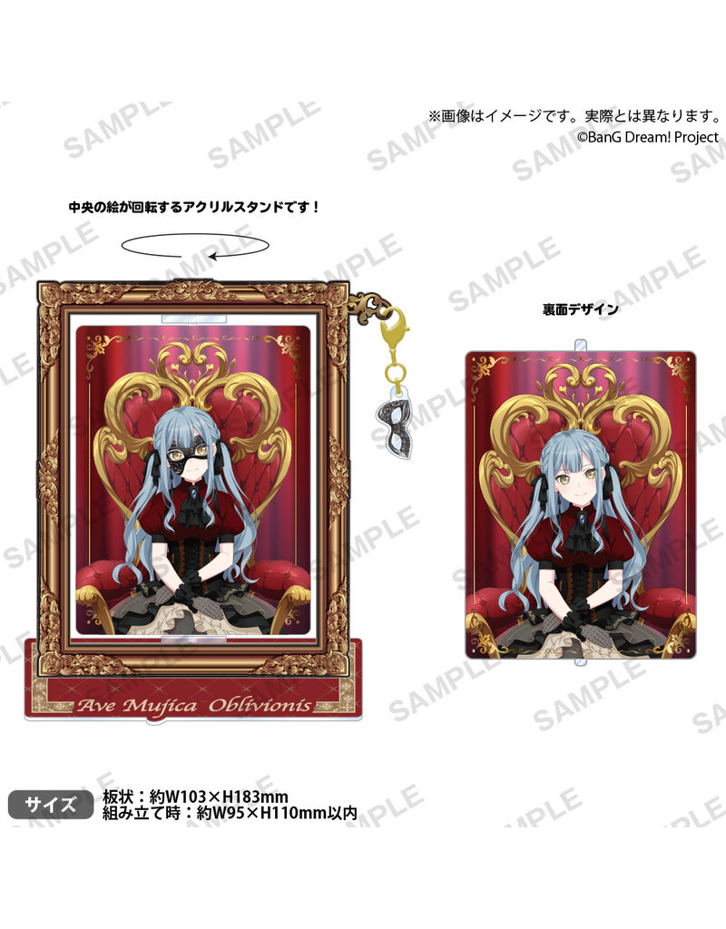 Bushiroad Ave Mujica BanG Dream! Rotating Acrylic Stand Throne Ver.