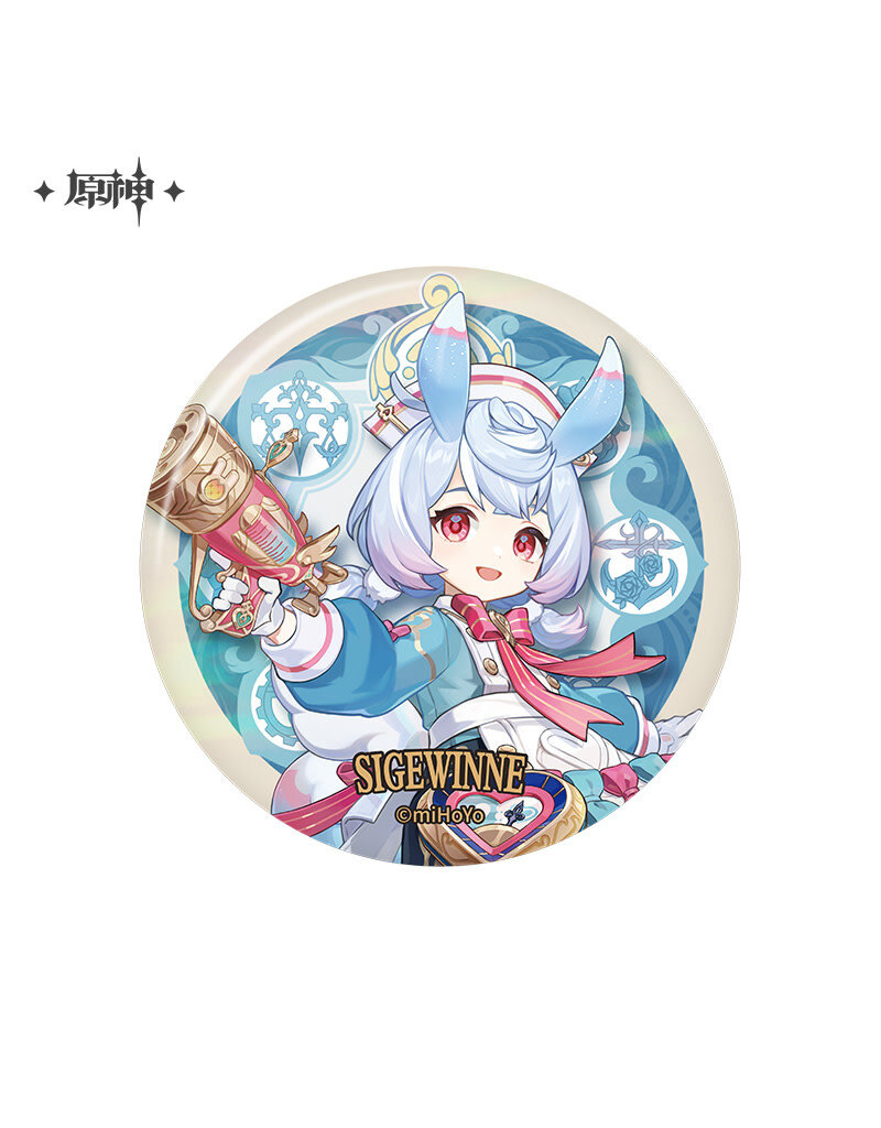 Genshin Impact Court of Fontaine Series Chara Can Badge